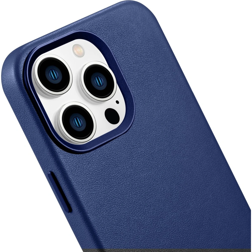 Hurtownia GSM - Etui iCarer Case Leather MagSafe Apple iPhone 14 Pro Max niebieski - ICR360 - {ean13} - Hurt