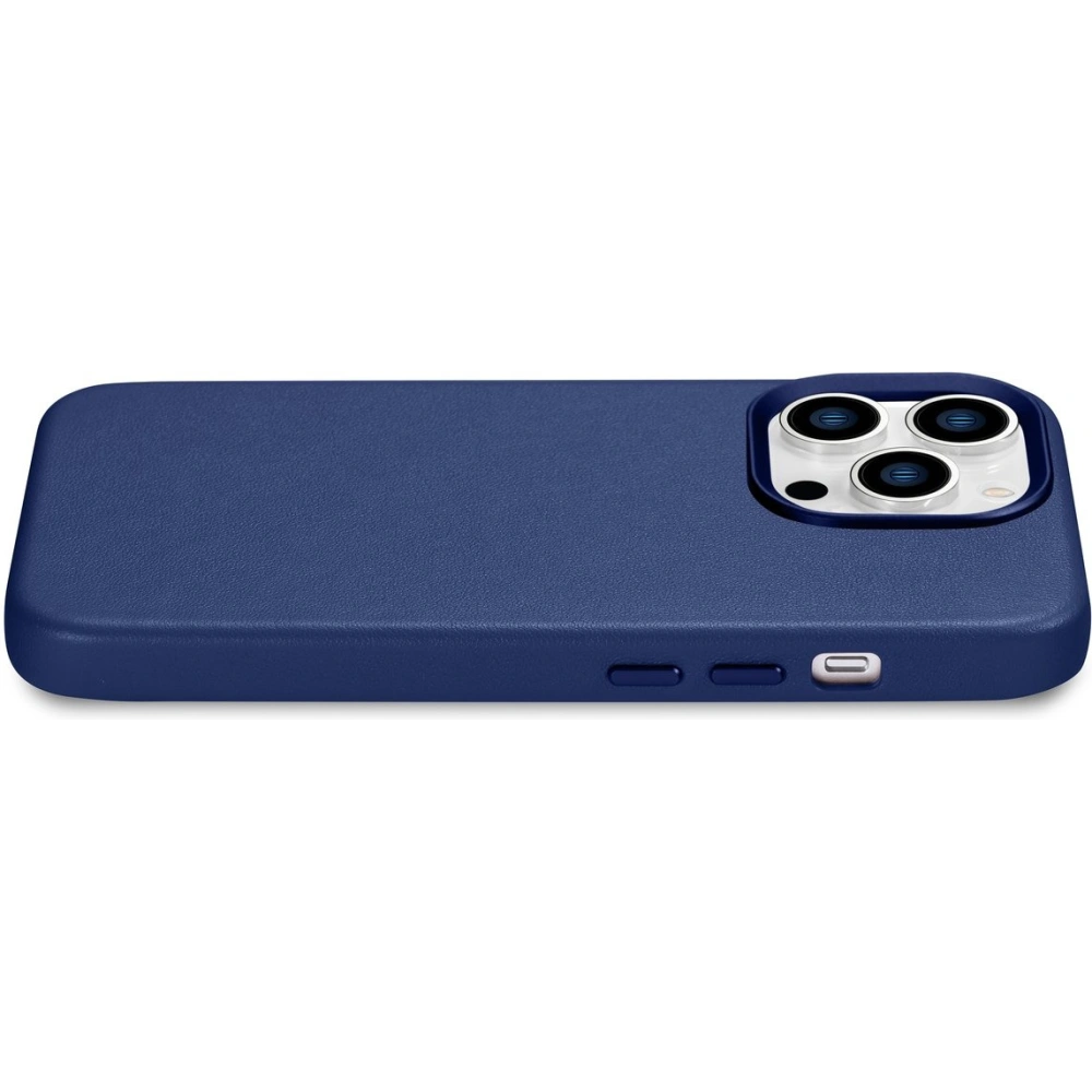 Hurtownia GSM - Etui iCarer Case Leather MagSafe Apple iPhone 14 Pro Max niebieski - ICR360 - {ean13} - Hurt
