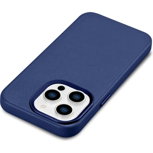 Wholesale iCarer Case Leather MagSafe Apple iPhone 14 Pro Max blue - ICR360 - {ean13} - Hurt