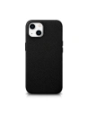 Case iCarer Litchi Premium Leder MagSafe Apple iPhone 14 schwarz