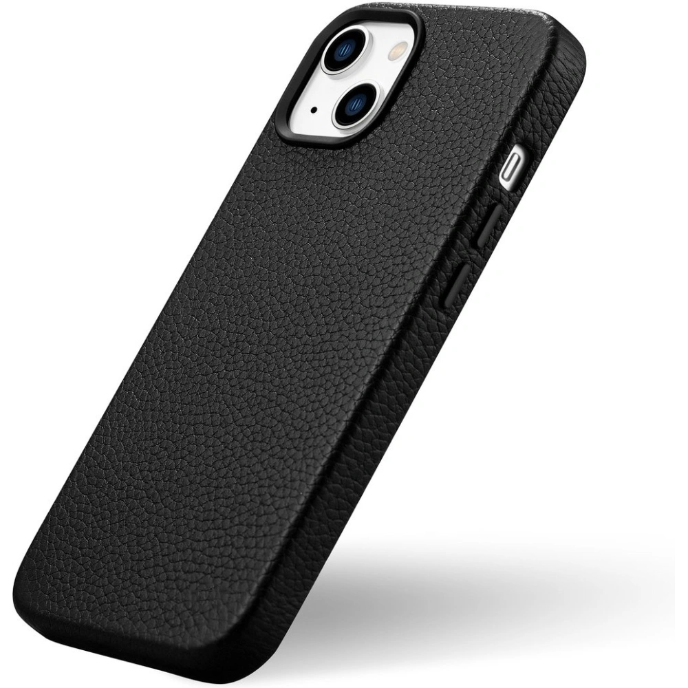 Hurtownia GSM - Case iCarer Litchi Premium Leder MagSafe Apple iPhone 14 schwarz - ICR361 - {ean13} - Hurt