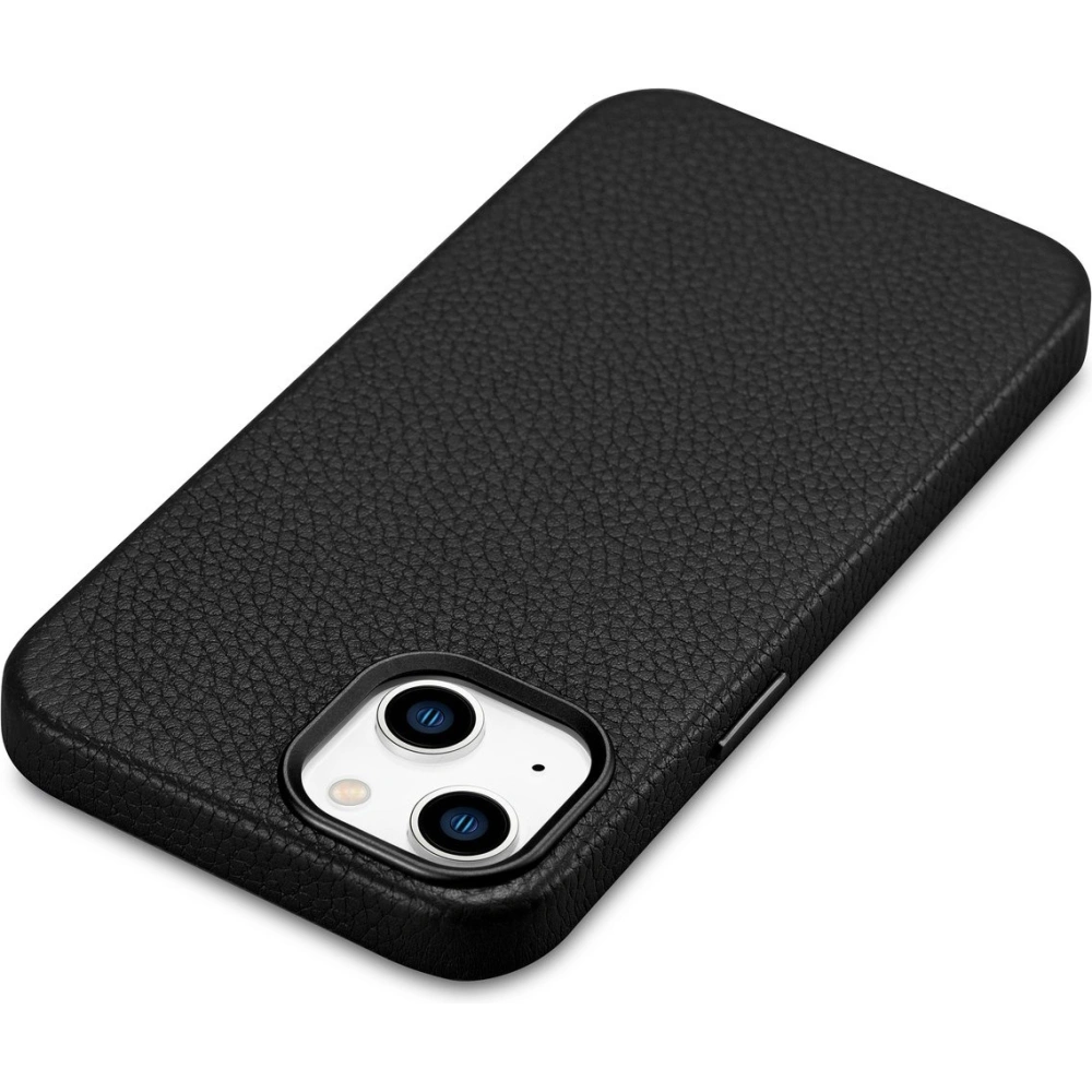 Hurtownia GSM - Case iCarer Litchi Premium Leder MagSafe Apple iPhone 14 schwarz - ICR361 - {ean13} - Hurt