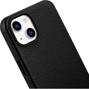 Wholesale iCarer Litchi Premium Leather MagSafe Apple iPhone 14 black - ICR361 - {ean13} - Hurt