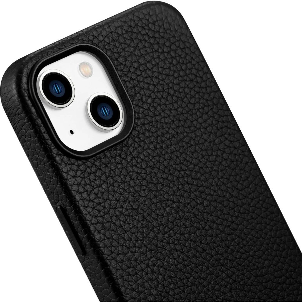 Hurtownia GSM - Case iCarer Litchi Premium Leder MagSafe Apple iPhone 14 schwarz - ICR361 - {ean13} - Hurt