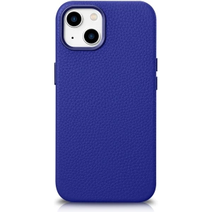 Hurtownia GSM - Etui iCarer Litchi Premium Leather MagSafe Apple iPhone 14 ciemnoniebieski - ICR362 - {ean13} - Hurt