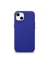 Case iCarer Litchi Premium Leather MagSafe Apple iPhone 14 dunkelblau