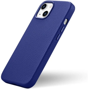 Wholesale iCarer Litchi Premium Leather MagSafe Apple iPhone 14 dark blue - ICR362 - {ean13} - Hurt