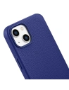 Wholesale iCarer Litchi Premium Leather MagSafe Apple iPhone 14 dark blue - ICR362 - {ean13} - Hurt
