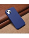 Wholesale iCarer Litchi Premium Leather MagSafe Apple iPhone 14 dark blue - ICR362 - {ean13} - Hurt