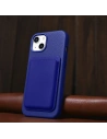 Wholesale iCarer Litchi Premium Leather MagSafe Apple iPhone 14 dark blue - ICR362 - {ean13} - Hurt
