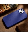Wholesale iCarer Litchi Premium Leather MagSafe Apple iPhone 14 dark blue - ICR362 - {ean13} - Hurt
