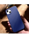 Wholesale iCarer Litchi Premium Leather MagSafe Apple iPhone 14 dark blue - ICR362 - {ean13} - Hurt