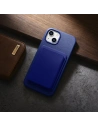 Wholesale iCarer Litchi Premium Leather MagSafe Apple iPhone 14 dark blue - ICR362 - {ean13} - Hurt