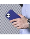 Wholesale iCarer Litchi Premium Leather MagSafe Apple iPhone 14 dark blue - ICR362 - {ean13} - Hurt