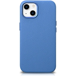 Wholesale iCarer Litchi Premium Leather MagSafe Apple iPhone 14 light blue - ICR363 - {ean13} - Hurt