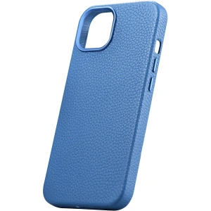 Wholesale iCarer Litchi Premium Leather MagSafe Apple iPhone 14 light blue - ICR363 - {ean13} - Hurt