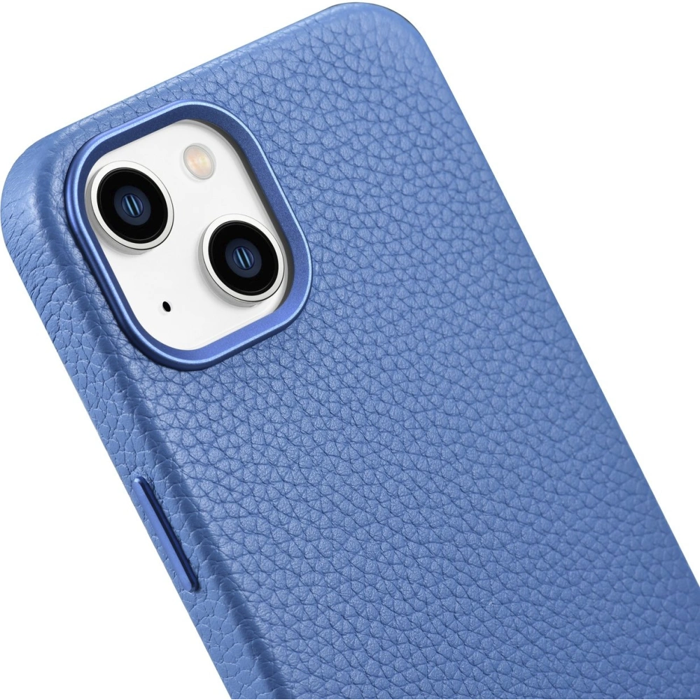Hurtownia GSM - Case iCarer Litchi Premium Leather MagSafe Apple iPhone 14 hellblau - ICR363 - {ean13} - Hurt