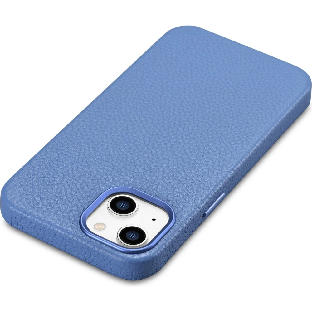Hurtownia GSM - Case iCarer Litchi Premium Leather MagSafe Apple iPhone 14 hellblau - ICR363 - {ean13} - Hurt