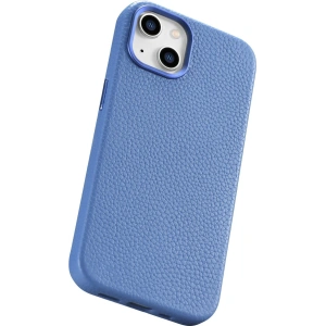 Wholesale iCarer Litchi Premium Leather MagSafe Apple iPhone 14 light blue - ICR363 - {ean13} - Hurt