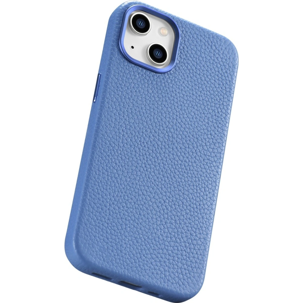 Hurtownia GSM - Case iCarer Litchi Premium Leather MagSafe Apple iPhone 14 hellblau - ICR363 - {ean13} - Hurt