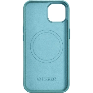Wholesale iCarer Litchi Premium Leather MagSafe Apple iPhone 14 green - ICR364 - {ean13} - Hurt