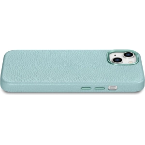 Wholesale iCarer Litchi Premium Leather MagSafe Apple iPhone 14 green - ICR364 - {ean13} - Hurt