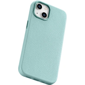 Wholesale iCarer Litchi Premium Leather MagSafe Apple iPhone 14 green - ICR364 - {ean13} - Hurt