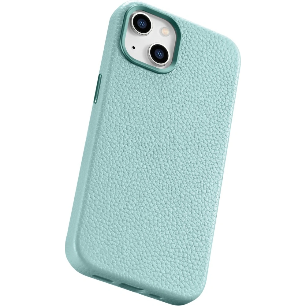 Hurtownia GSM - Etui iCarer Litchi Premium Leather MagSafe Apple iPhone 14 verde - ICR364 - {ean13} - Hurt