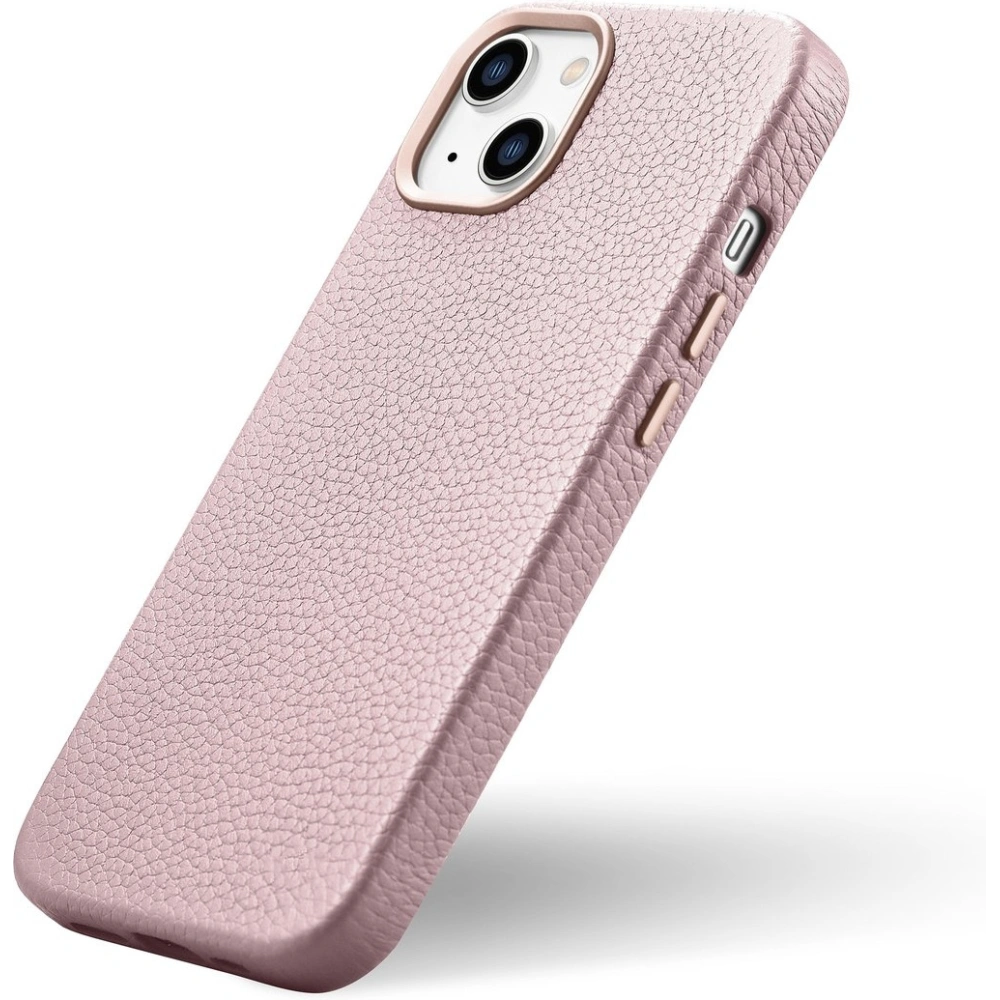 Hurtownia GSM - Case iCarer Litchi Premium Leder MagSafe Apple iPhone 14 rosa - ICR365 - {ean13} - Hurt
