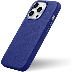 Wholesale iCarer Litchi Premium Leather MagSafe Apple iPhone 14 Pro dark blue - ICR367 - {ean13} - Hurt