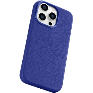 Wholesale iCarer Litchi Premium Leather MagSafe Apple iPhone 14 Pro dark blue - ICR367 - {ean13} - Hurt