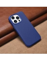 Wholesale iCarer Litchi Premium Leather MagSafe Apple iPhone 14 Pro dark blue - ICR367 - {ean13} - Hurt