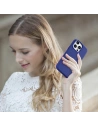 Wholesale iCarer Litchi Premium Leather MagSafe Apple iPhone 14 Pro dark blue - ICR367 - {ean13} - Hurt