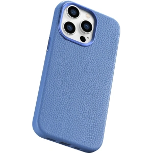 Wholesale iCarer Litchi Premium Leather MagSafe Apple iPhone 14 Pro light blue - ICR368 - {ean13} - Hurt