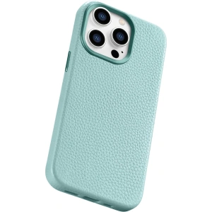 Wholesale iCarer Litchi Premium Leather MagSafe Apple iPhone 14 Pro green - ICR369 - {ean13} - Hurt