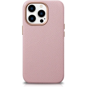 Hurtownia GSM - Etui iCarer Litchi Premium Leather MagSafe Apple iPhone 14 Pro różowy - ICR370 - {ean13} - Hurt