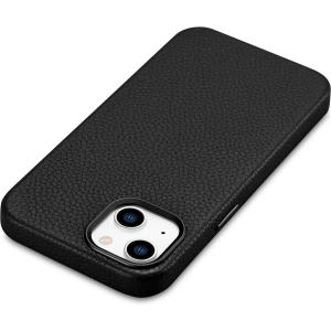 Wholesale iCarer Litchi Premium Leather MagSafe Apple iPhone 14 Plus / 15 Plus black - ICR371 - {ean13} - Hurt