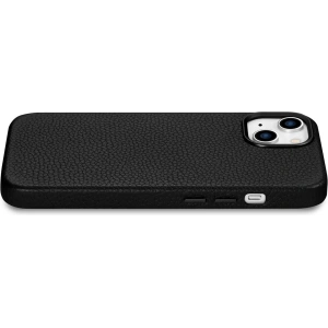 Wholesale iCarer Litchi Premium Leather MagSafe Apple iPhone 14 Plus / 15 Plus black - ICR371 - {ean13} - Hurt