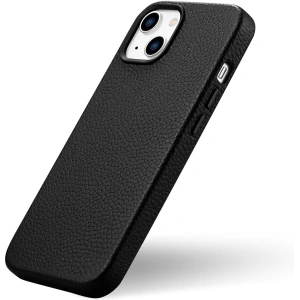 Wholesale iCarer Litchi Premium Leather MagSafe Apple iPhone 14 Plus / 15 Plus black - ICR371 - {ean13} - Hurt