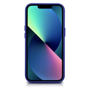 Hurtownia GSM - Etui iCarer Litchi Premium Bőr MagSafe Apple iPhone 14 Plus / 15 Plus sötétkék - ICR372 - {ean13} - Hurt