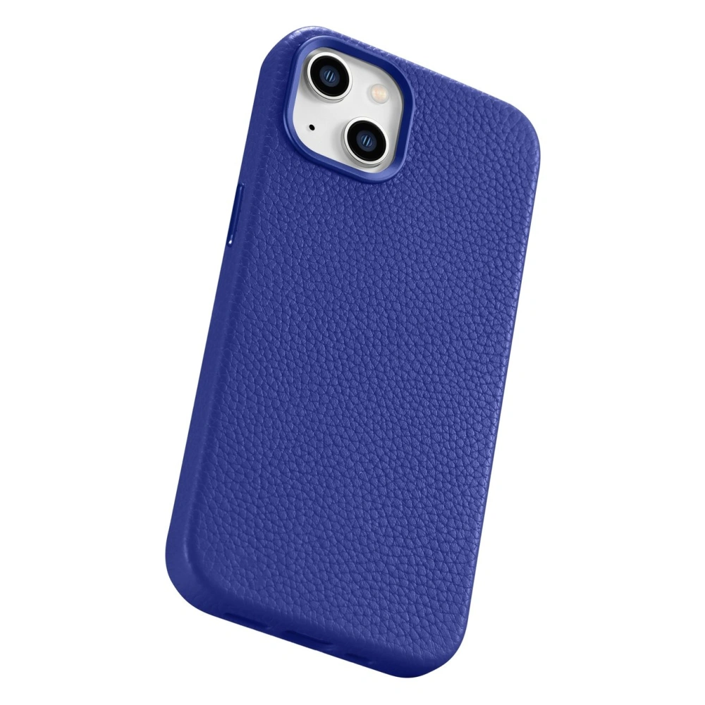 Hurtownia GSM - Etui iCarer Litchi Premium Bőr MagSafe Apple iPhone 14 Plus / 15 Plus sötétkék - ICR372 - {ean13} - Hurt