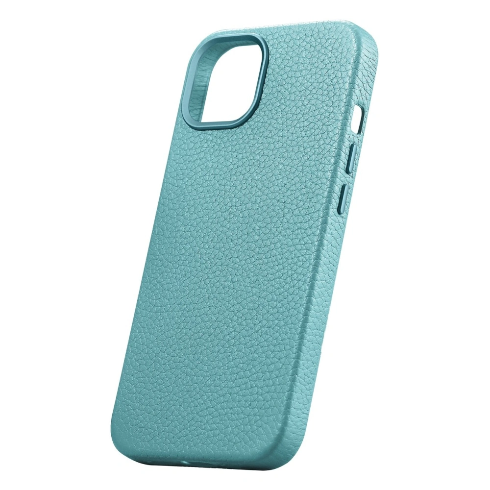 Hurtownia GSM - Etui iCarer Litchi Premium Leather MagSafe Apple iPhone 14 Plus / 15 Plus zielony - ICR374 - {ean13} - Hurt