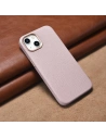 Wholesale iCarer Litchi Premium Leather MagSafe Apple iPhone 14 Plus / 15 Plus pink - ICR375 - {ean13} - Hurt