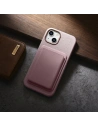 Hurtownia GSM - Etui iCarer Litchi Premium Leather MagSafe Apple iPhone 14 Plus / 15 Plus růžový - ICR375 - {ean13} - Hurt