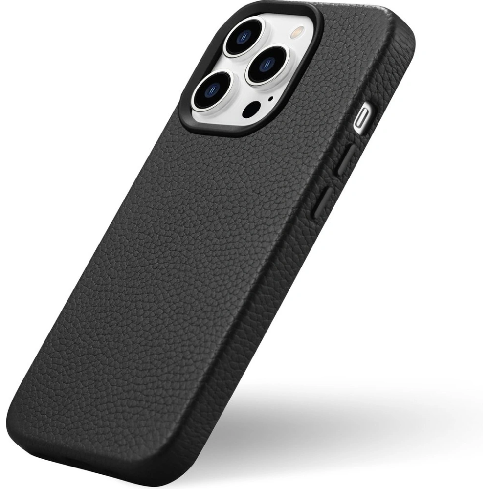 Hurtownia GSM - Case iCarer Litchi Premium Leder MagSafe Apple iPhone 14 Pro Max schwarz - ICR376 - {ean13} - Hurt