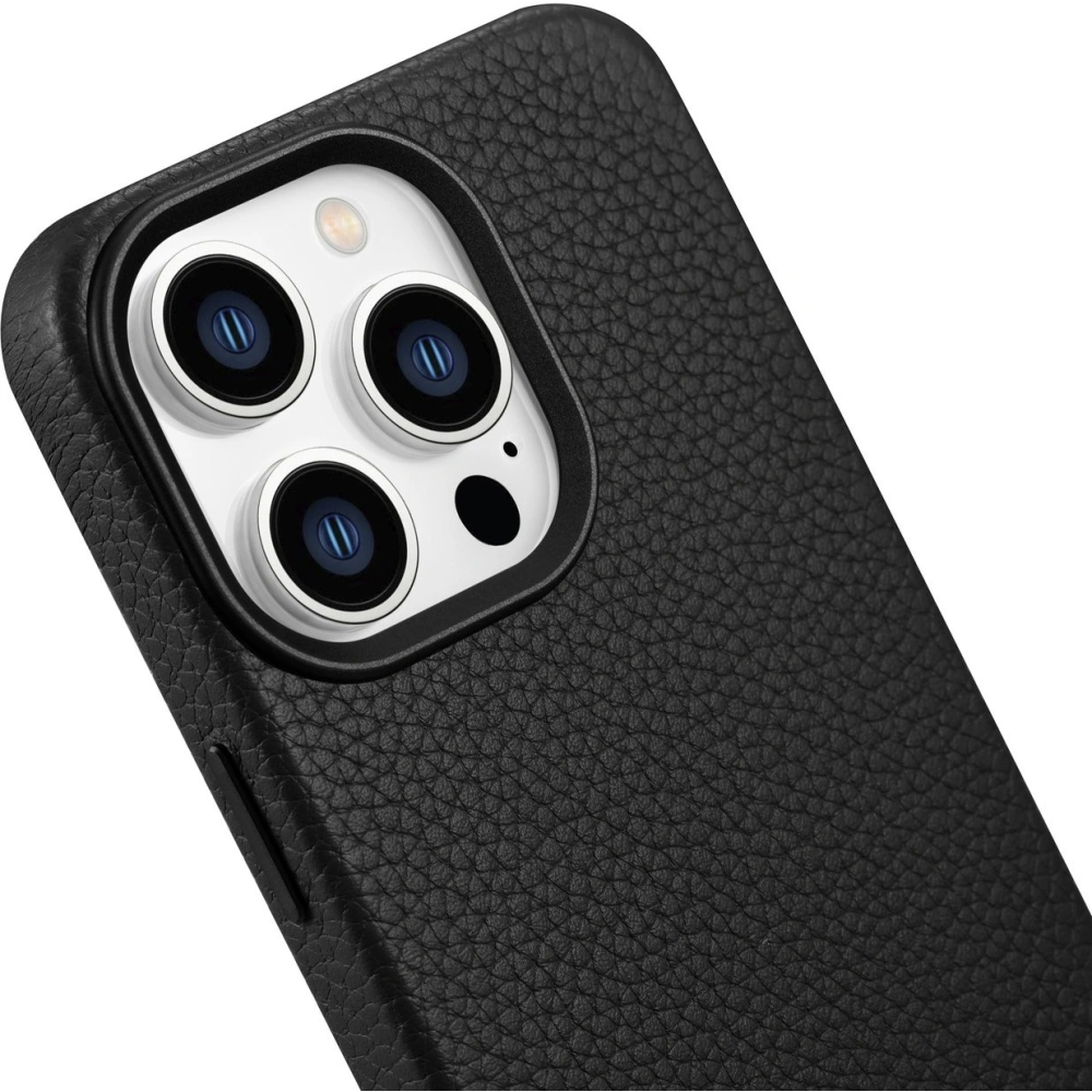 Hurtownia GSM - Case iCarer Litchi Premium Leder MagSafe Apple iPhone 14 Pro Max schwarz - ICR376 - {ean13} - Hurt