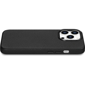 Hurtownia GSM - Etui iCarer Litchi Premium Leather MagSafe Apple iPhone 14 Pro Max czarny - ICR376 - {ean13} - Hurt