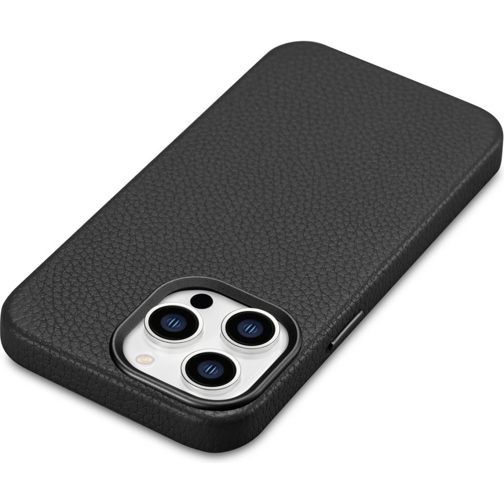 Hurtownia GSM - Case iCarer Litchi Premium Leder MagSafe Apple iPhone 14 Pro Max schwarz - ICR376 - {ean13} - Hurt