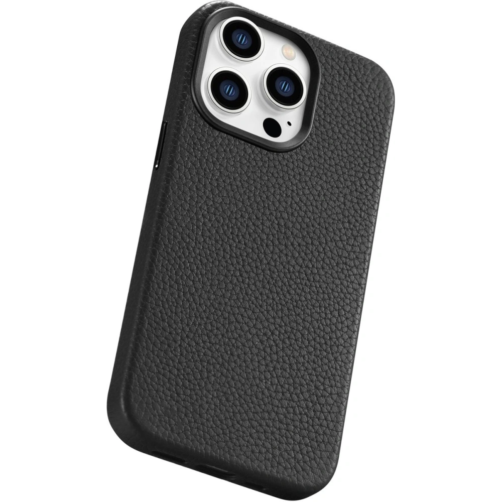 Hurtownia GSM - Case iCarer Litchi Premium Leder MagSafe Apple iPhone 14 Pro Max schwarz - ICR376 - {ean13} - Hurt
