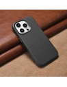 Hurtownia GSM - Case iCarer Litchi Premium Leder MagSafe Apple iPhone 14 Pro Max schwarz - ICR376 - {ean13} - Hurt